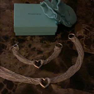 Authentic Tiffany necklace and bracelet